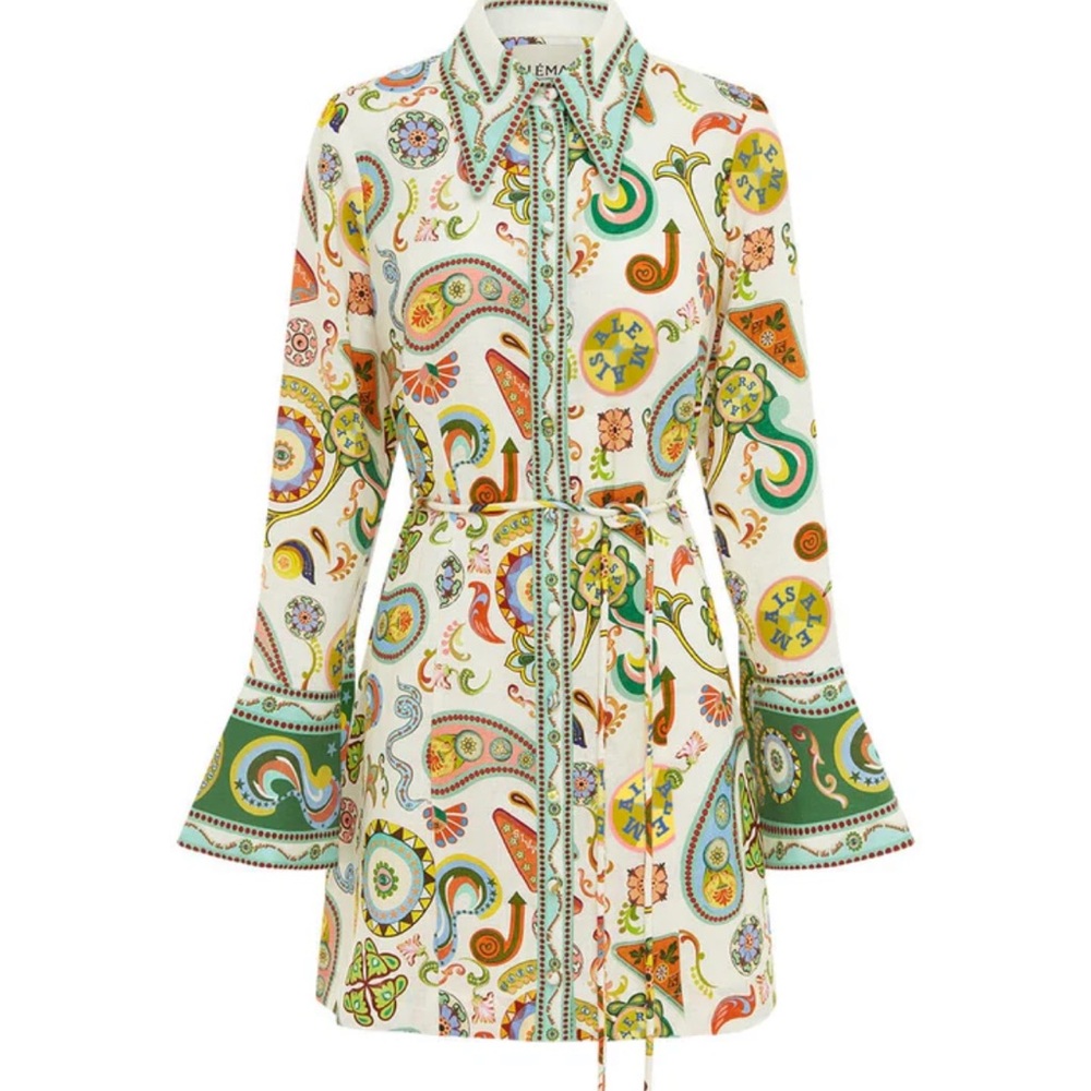 Alemais arcade mini dress